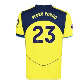 Billige Fotballdrakt Tottenham Hotspur Pedro Porro #23 Replika Tredjedrakt 2025-26 Kortermet
